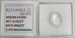 Load image into Gallery viewer, 4.25/CT Moon Stone with Govt. Lab Certificate