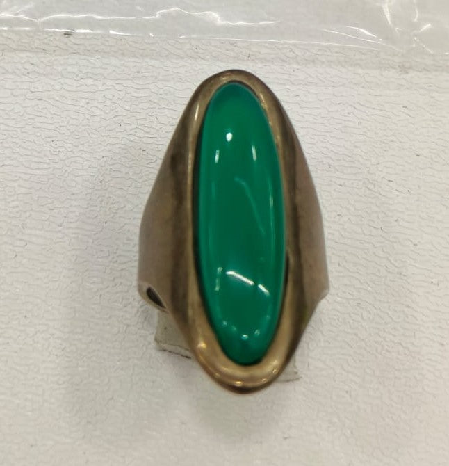 9.30/GM ONYX RAJWARA SILVER RING (525)