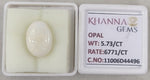 Load image into Gallery viewer, 5.73/CT Natural Opal with Govt. Lab Certificate-11006D44496