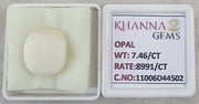7.46/CT Natural Opal with Govt. Lab Certificate-11006D44502