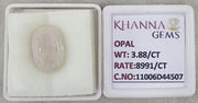 3.88/CT Natural Opal with Govt. Lab Certificate-11006D44507