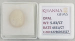 Load image into Gallery viewer, 5.83/CT Natural FIRE OPAL with Govt. Lab Certificate - 12786D52527