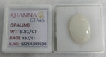 Load image into Gallery viewer, 5.81/CT Natural Opal with Govt. Lab Certificate-12214D49530