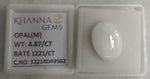 Load image into Gallery viewer, 4.87/CT Natural Opal with Govt. Lab Certificate-12214D49562