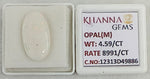 Load image into Gallery viewer, 4.59/CT Natural FIRE OPAL with Govt. Lab Certificate-12313D49886