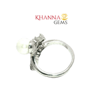 Load image into Gallery viewer, 4.90/GM PEARL ZIRCON RING Earrings - G0670