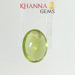 Load image into Gallery viewer, 4.86/CT Natural Peridot Stone With Govt. Lab Certificate-7987D31858