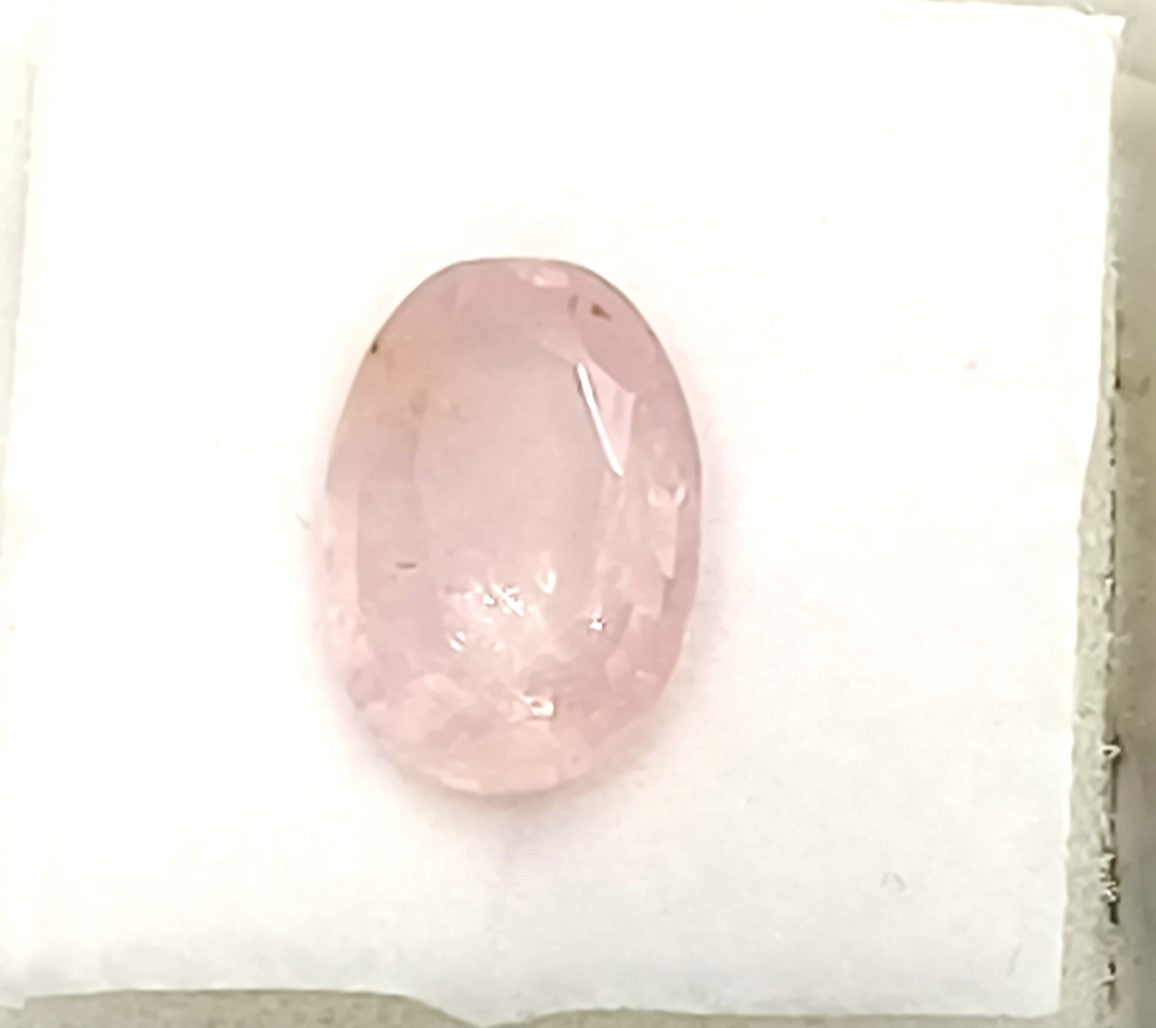 4.53/CT Natural Pink Sapphire with Govt Lab Certificate (45510)