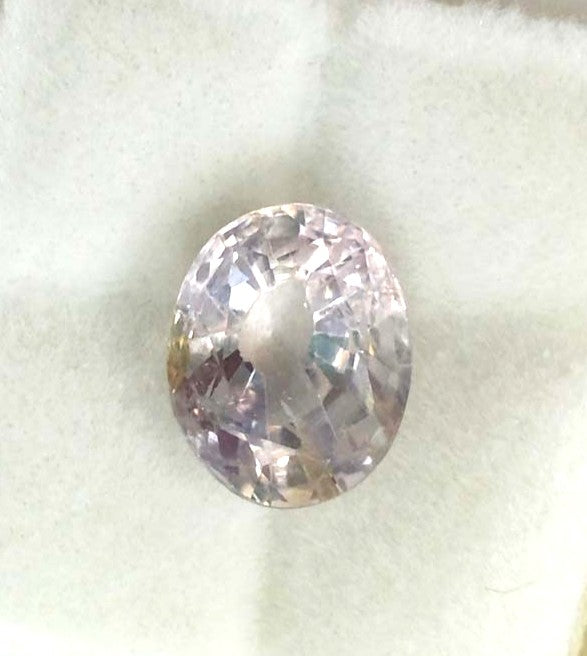 4.45/CT Natural Pink Sapphire with Govt Lab Certificate-(67710)