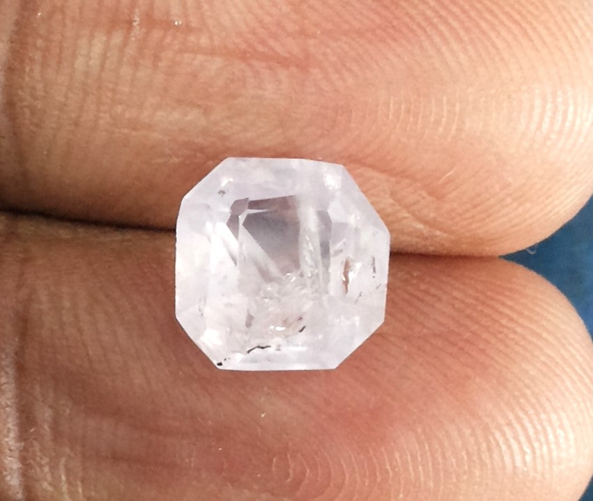 6.41/CT Natural Pink Sapphire with Govt Lab Certificate-(67710)