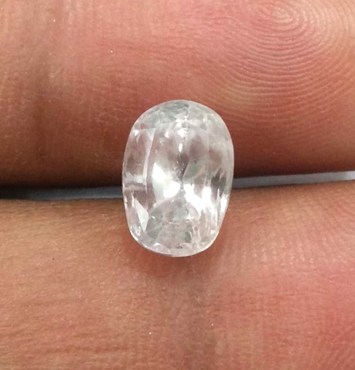3.33/CT Natural Pink Sapphire with Govt Lab Certificate-(67710)