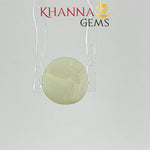 Load image into Gallery viewer, 3.07/CT Natural Prehnite Cats Eye Stone With Govt. Lab Certificate-137301