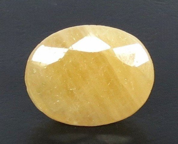 5.66/CT Natural Yellow Sapphire With Govt Lab Certificate (2331)
