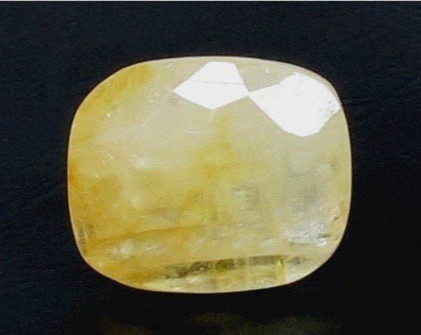 5.79/CT Natural Yellow Sapphire With Govt Lab Certificate (1221)
