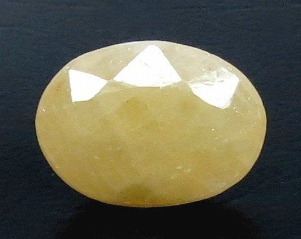 5.12/RAtti Natural Yellow Sapphire With Govt Lab Certificate