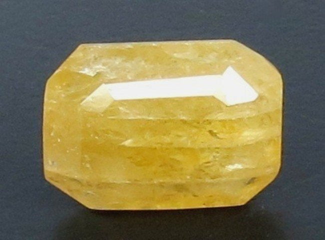 4.62/CT Natural Yellow Sapphire With Govt Lab Certificate