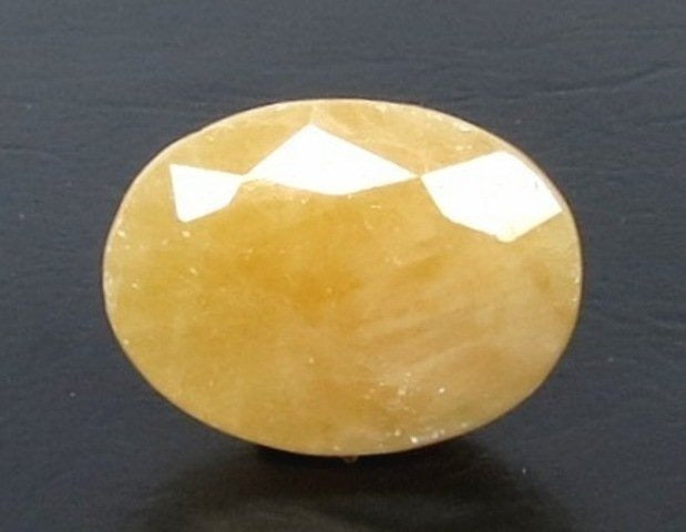 6.65/CT Natural Yellow Sapphire With Govt Lab Certificate (2331)