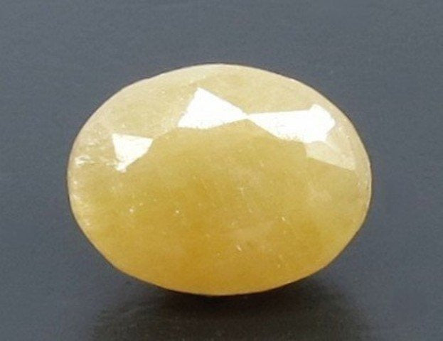 6.43/CT Natural Yellow Sapphire With Govt Lab Certificate (1221)
