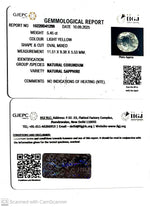 Load image into Gallery viewer, 5.45/CT Natural Yellow Sapphire With Govt Lab Certificate (23310)