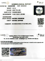 Load image into Gallery viewer, 5.52/CT Natural Yellow Sapphire With Govt Lab Certificate (16650)