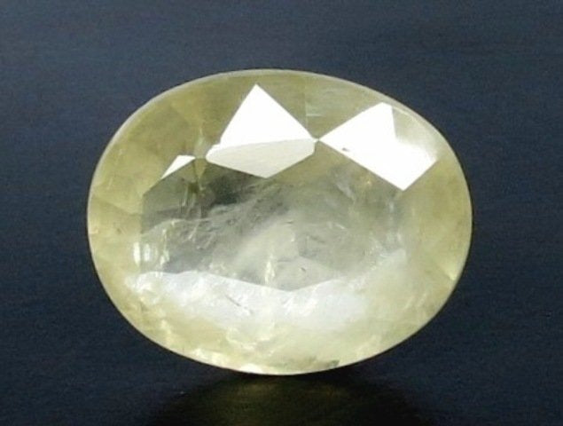 7.60/CT Natural Yellow Sapphire With Govt Lab Certificate (12210)