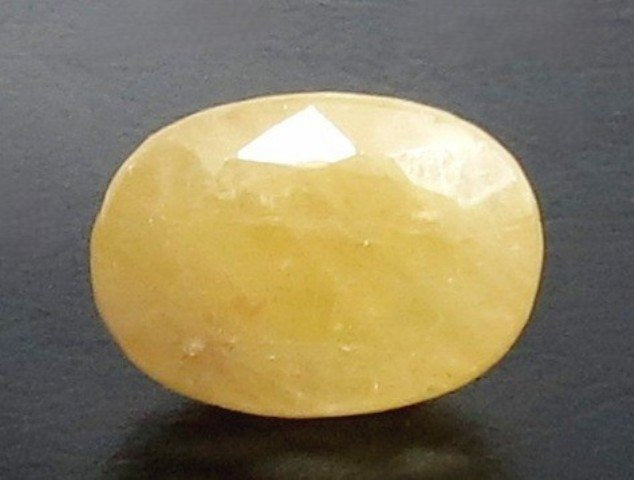 5.65/CT Natural Yellow Sapphire With Govt Lab Certificate (2331)