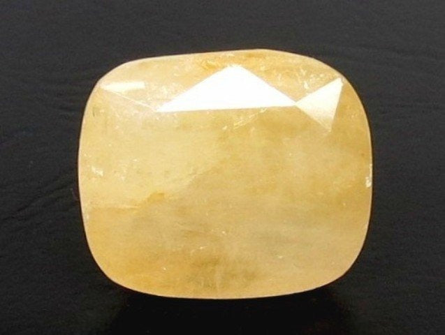 10.19/CT Natural Yellow Sapphire With Govt Lab Certificate-11388D46077