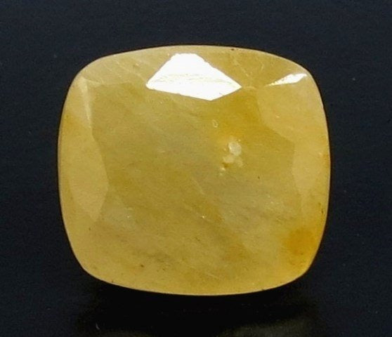 5.41/CT Natural Yellow Sapphire Stone With Govt. Lab Certificate