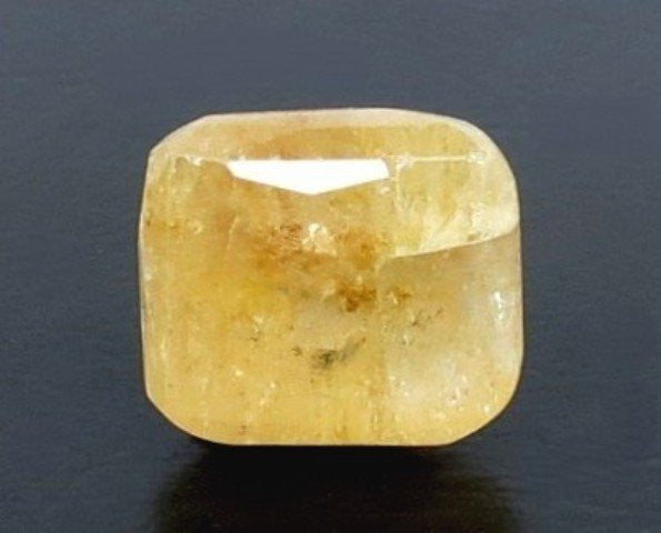 6.73/CT Natural Yellow Sapphire With Govt Lab Certificate - 8039D32146