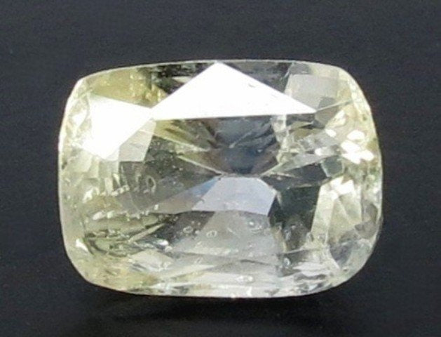 3.69/CT Natural Yellow Sapphire With Govt Lab Certificate (34410)