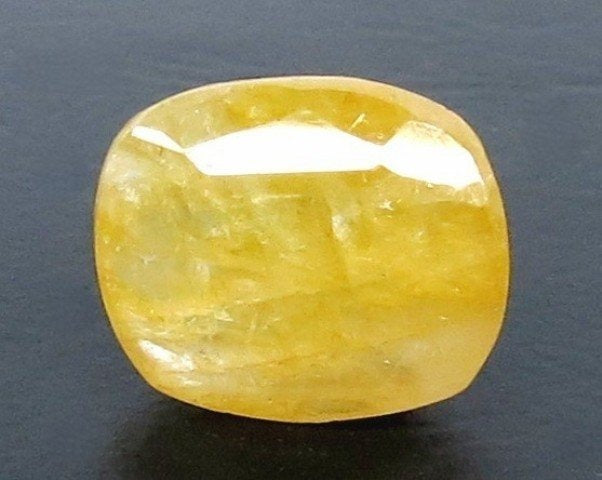4.87/CT Natural Yellow Sapphire With Govt Lab Certificate (9876D39974)