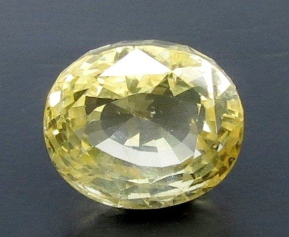 6.68/CT Natural Yellow Sapphire With Govt Lab Certificate (89910)