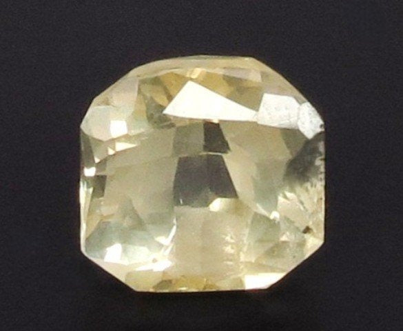 6.75/CT Natural Yellow Sapphire With Govt Lab Certificate (78810)