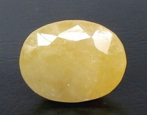 5.56/CT Natural Yellow Sapphire With Govt Lab Certificate (1221)