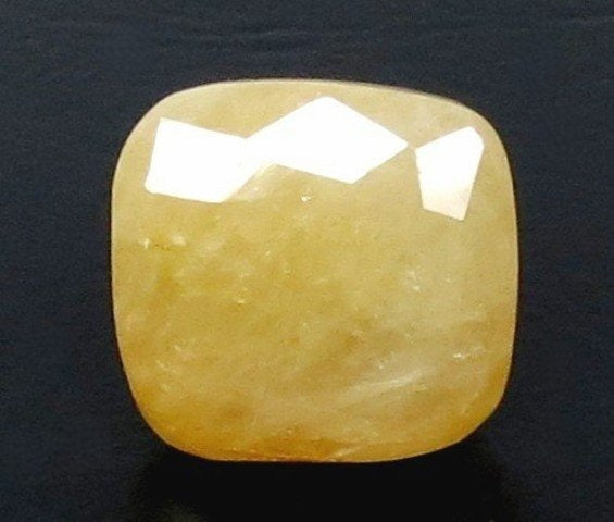 6.76/CT Natural Yellow Sapphire With Govt Lab Certificate (1221)