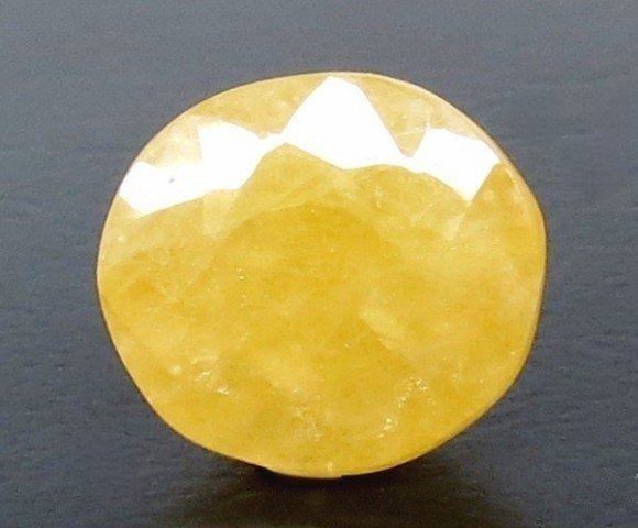 4.66/CT Natural Yellow Sapphire With Govt Lab Certificate (4551)