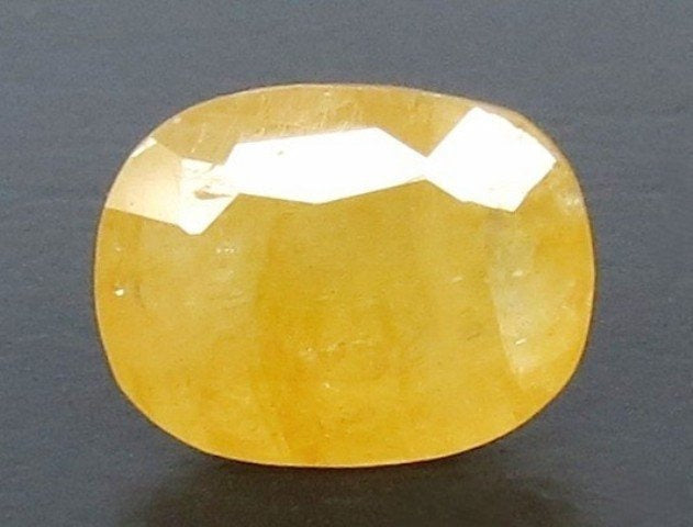 4.60/CT Natural Yellow Sapphire With Govt Lab Certificate (6771)