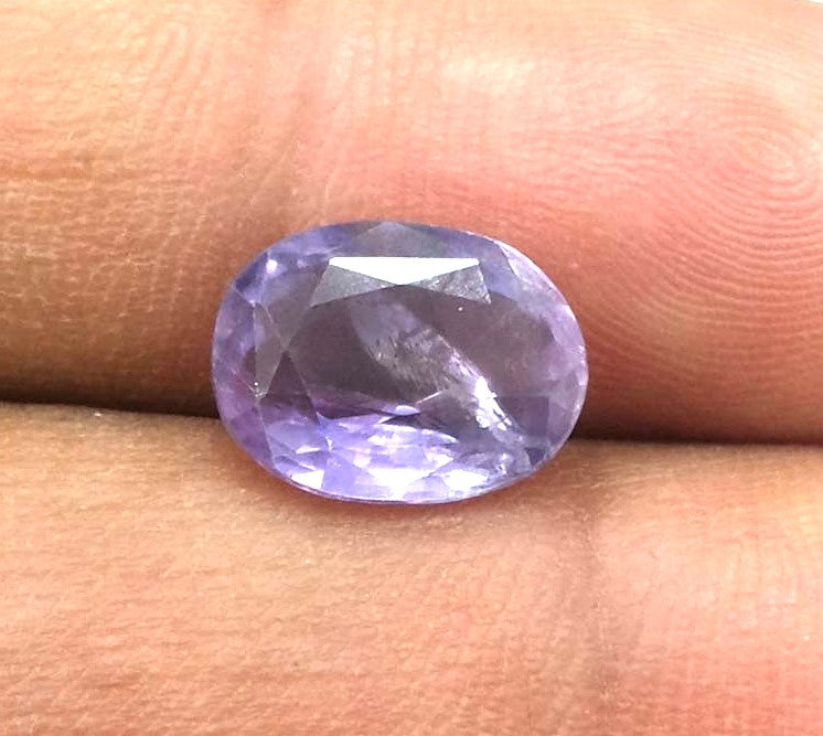 3.37/CT Natural Purple Sapphire with Govt. Lab Certificate-71591