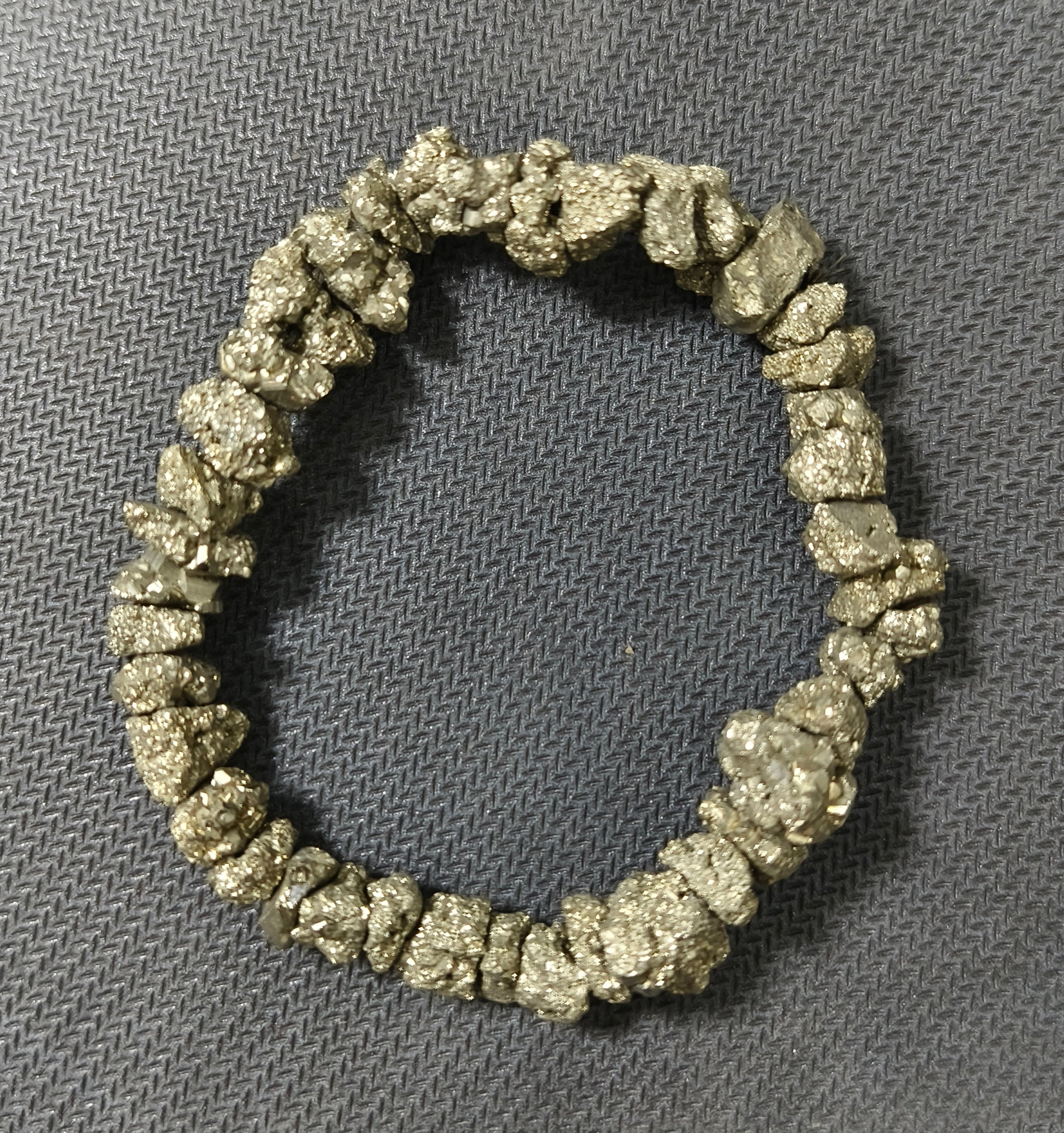RAW PYRITE BRACELET