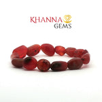 Load image into Gallery viewer, Natural Red Carnelian Tumble Bracelet