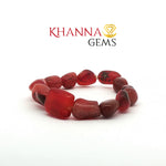 Load image into Gallery viewer, Natural Red Carnelian Tumble Bracelet