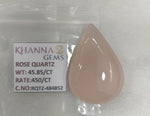 Load image into Gallery viewer, 45.85/CT Healing Rose Quartz Stone with Govt. Lab Certificate-484852