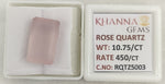 Load image into Gallery viewer, 10.75/CT Healing Rose Quartz Stone with Govt. Lab Certificate-RQTZ5003