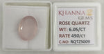 Load image into Gallery viewer, 6.05/CT Healing Rose Quartz Stone with Govt. Lab Certificate-RQTZ5009