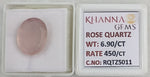 Load image into Gallery viewer, 6.90/CT Healing Rose Quartz Stone with Govt. Lab Certificate-RQTZ5011