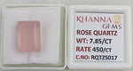 Load image into Gallery viewer, 7.85/CT Healing Rose Quartz Stone with Govt. Lab Certificate-RQTZ5017