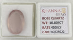 Load image into Gallery viewer, 10.80/CT Healing Rose Quartz Stone with Govt. Lab Certificate-RQTZ5022