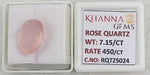 Load image into Gallery viewer, 7.15/CT Healing Rose Quartz Stone with Govt. Lab Certificate-RQTZ5024