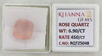 Load image into Gallery viewer, 6.90/CT Healing Rose Quartz Stone with Govt. Lab Certificate-RQTZ5048