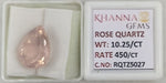 Load image into Gallery viewer, 10.25/CT Healing Rose Quartz Stone with Govt. Lab Certificate-RQTZ5027